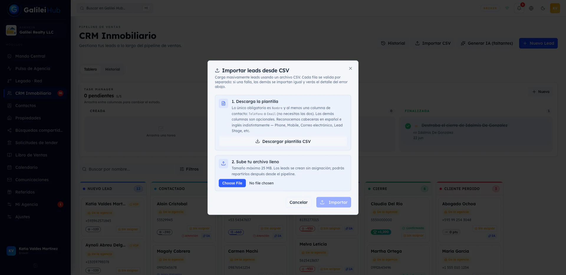 Import CSV
