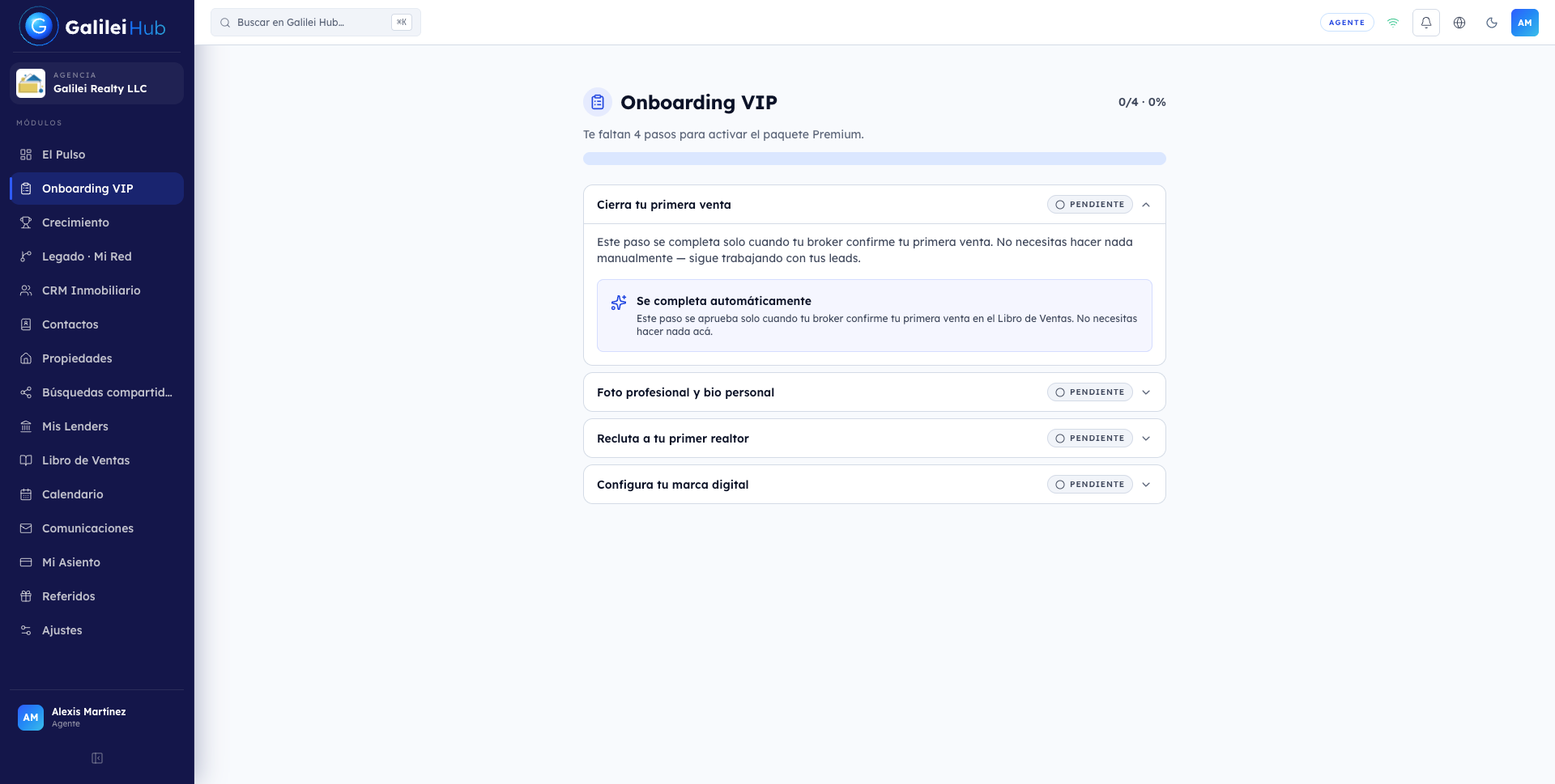 Onboarding VIP